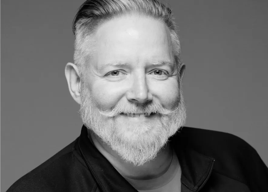 Martin smiling